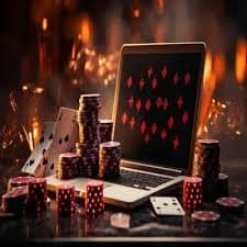 Antarmuka platform casino online menampilkan berbagai kategori permainan dan opsi pembayaran